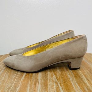 Joan and David Vintage Suede Heels